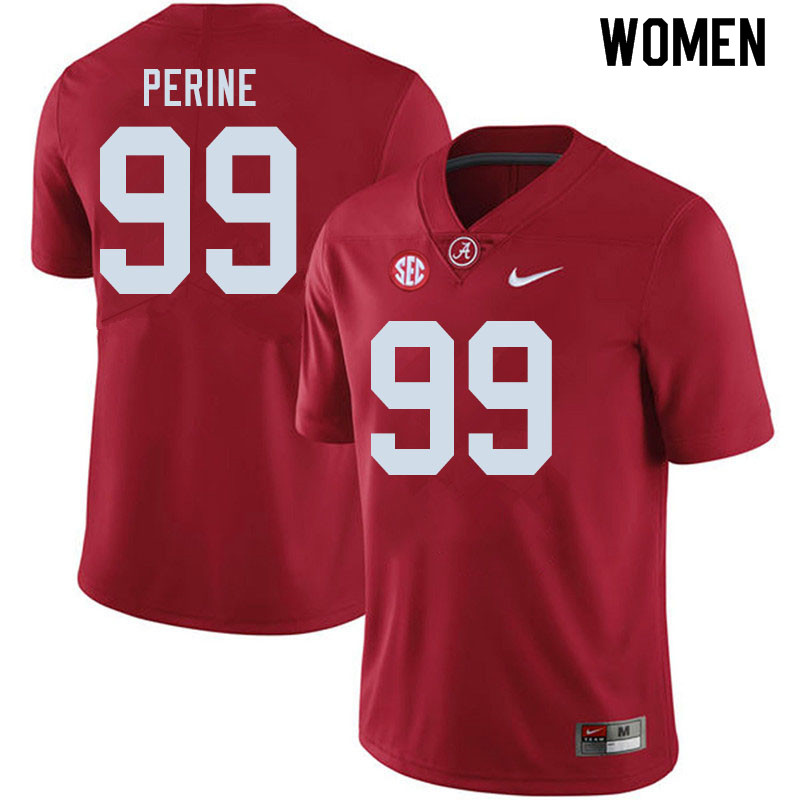 Alabama Crimson Tide Women's Ty Perine #99 Crimson NCAA Nike Authentic Stitched 2020 College Football Jersey QI16Y21HI